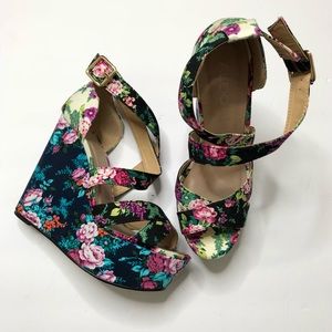 Aldo Floral Wedge Sandle